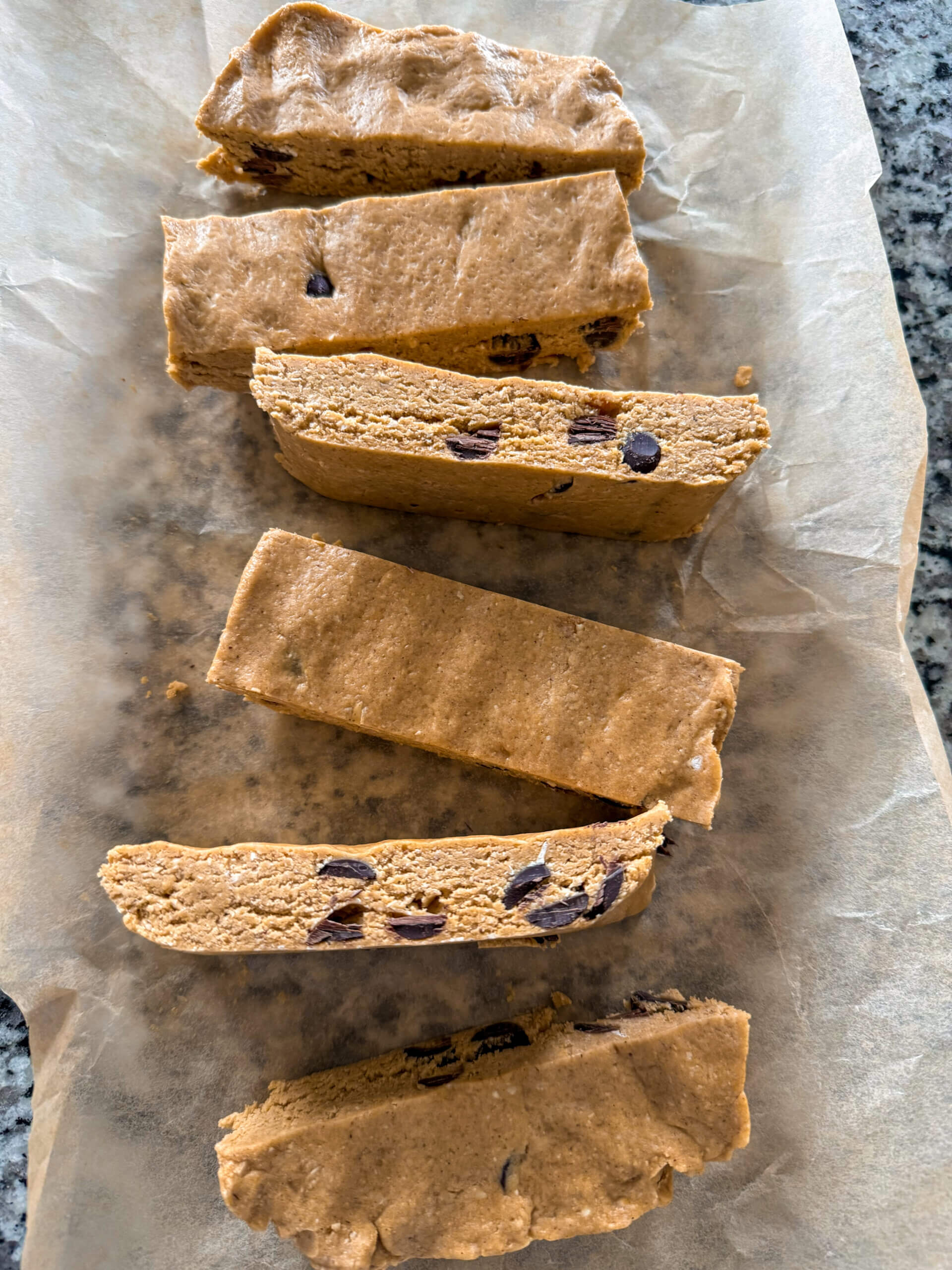 protein bars from top